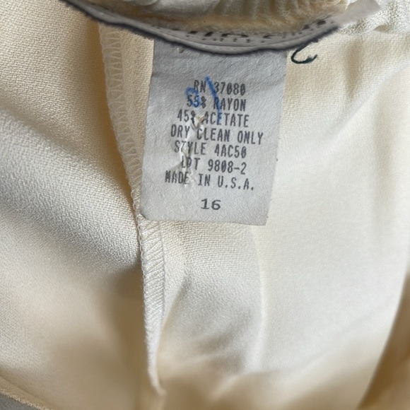 Studio C Classic Pleated Maxi Skirt (Size:16, Color:Cream) - Picture 4 of 4